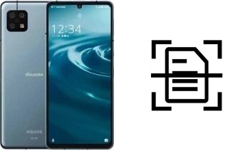 Dokument auf einem Sharp Aquos Sense6 scannen