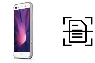 Dokument auf einem Sharp Aquos Serie mini SHV38 scannen