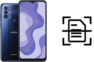 Dokument auf einem Sharp Aquos V6 Plus scannen