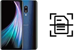 Dokument auf einem Sharp Aquos Zero 2 scannen