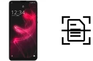 Dokument auf einem Sharp Aquos Zero5G scannen