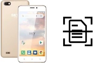 Dokument auf einem Sky-Devices Elite B5 scannen