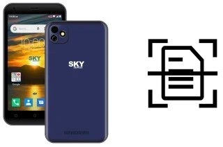 Dokument auf einem Sky-Devices Elite D5 scannen