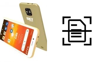 Dokument auf einem Sky-Devices Platinum K55 scannen