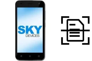 Dokument auf einem Sky-Devices Sky Elite 4-5P scannen