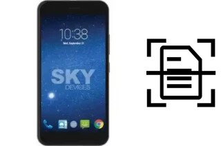 Dokument auf einem Sky-Devices Sky Elite 5-0L Plus scannen