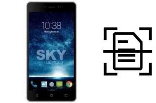 Dokument auf einem Sky-Devices Sky Fuego 5-0 Plus scannen