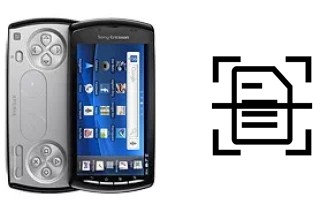 Dokument auf einem Sony Ericsson Xperia PLAY scannen