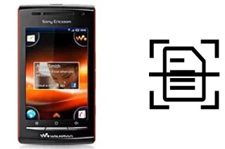 Dokument auf einem Sony Ericsson W8 scannen