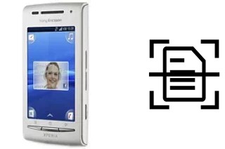 Dokument auf einem Sony Ericsson Xperia X8 scannen