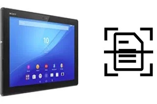 Dokument auf einem Sony Xperia Z4 Tablet LTE scannen