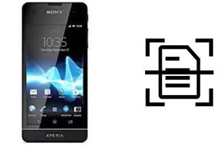 Dokument auf einem Sony Xperia SX SO-05D scannen