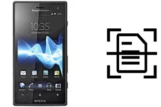 Dokument auf einem Sony Xperia acro HD SOI12 scannen