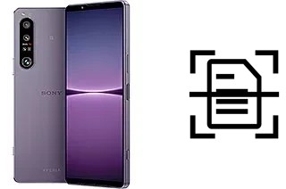 Dokument auf einem Sony Xperia 1 IV scannen