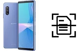 Dokument auf einem Sony Xperia 10 III scannen