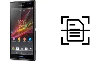 Dokument auf einem Sony Xperia C scannen