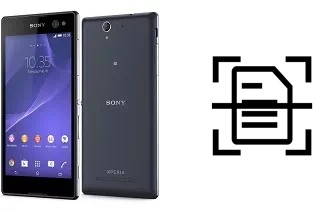 Dokument auf einem Sony Xperia C3 scannen