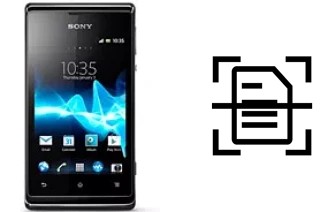 Dokument auf einem Sony Xperia E dual scannen