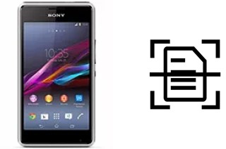 Dokument auf einem Sony Xperia E1 scannen