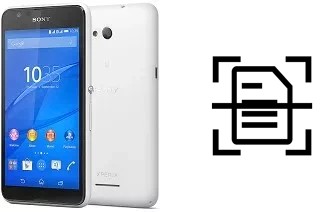 Dokument auf einem Sony Xperia E4g Dual scannen