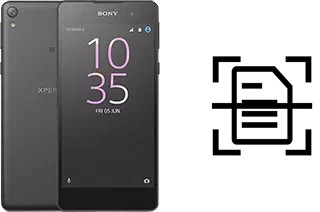 Dokument auf einem Sony Xperia E5 scannen