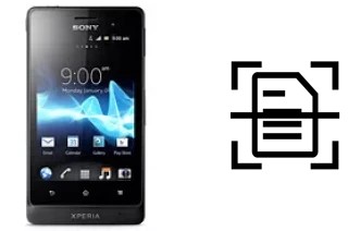 Dokument auf einem Sony Xperia go scannen