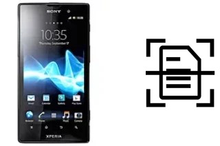 Dokument auf einem Sony Xperia ion HSPA scannen