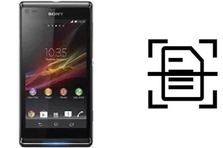 Dokument auf einem Sony Xperia L scannen