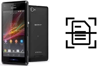 Dokument auf einem Sony Xperia M scannen