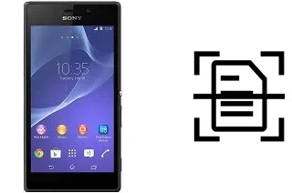 Dokument auf einem Sony Xperia M2 dual scannen