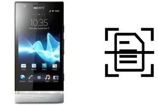 Dokument auf einem Sony Xperia P scannen