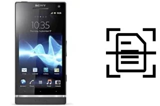 Dokument auf einem Sony Xperia SL scannen