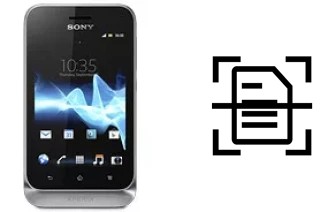 Dokument auf einem Sony Xperia tipo dual scannen