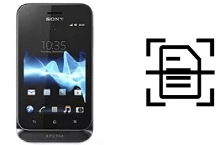 Dokument auf einem Sony Xperia tipo scannen