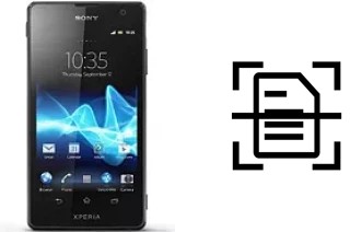 Dokument auf einem Sony Xperia TX scannen