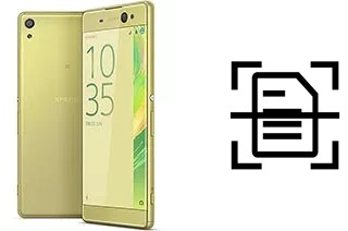 Dokument auf einem Sony Xperia XA Ultra scannen