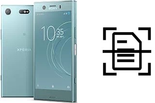 Dokument auf einem Sony Xperia XZ1 Compact scannen