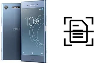 Dokument auf einem Sony Xperia XZ1 scannen