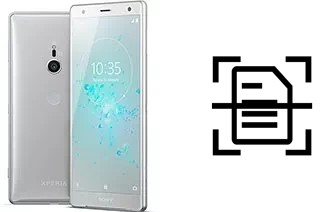 Dokument auf einem Sony Xperia XZ2 scannen