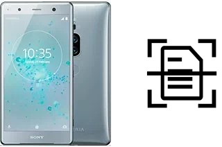 Dokument auf einem Sony Xperia XZ2 Premium scannen