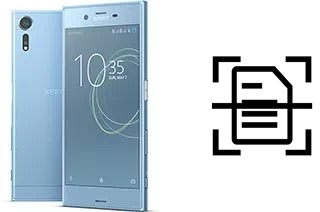 Dokument auf einem Sony Xperia XZs scannen