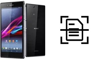 Dokument auf einem Sony Xperia Z Ultra scannen