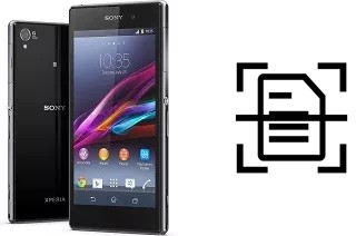 Dokument auf einem Sony Xperia Z1 scannen