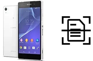 Dokument auf einem Sony Xperia Z2 scannen