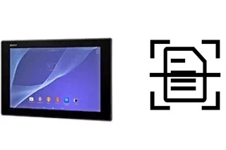 Dokument auf einem Sony Xperia Z2 Tablet Wi-Fi scannen