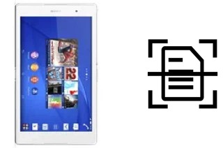 Dokument auf einem Sony Xperia Z3 Tablet Compact scannen