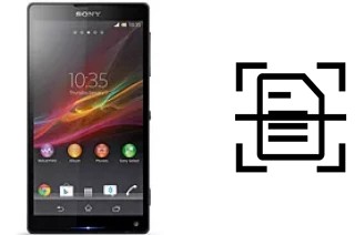 Dokument auf einem Sony Xperia ZL scannen