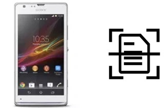 Dokument auf einem Sony Xperia SP scannen