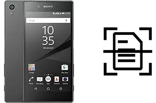 Dokument auf einem Sony Xperia Z5 Dual scannen