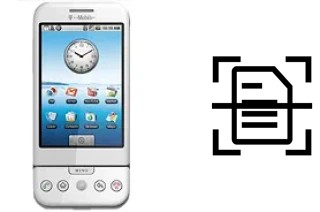 Dokument auf einem T-Mobile G1 scannen